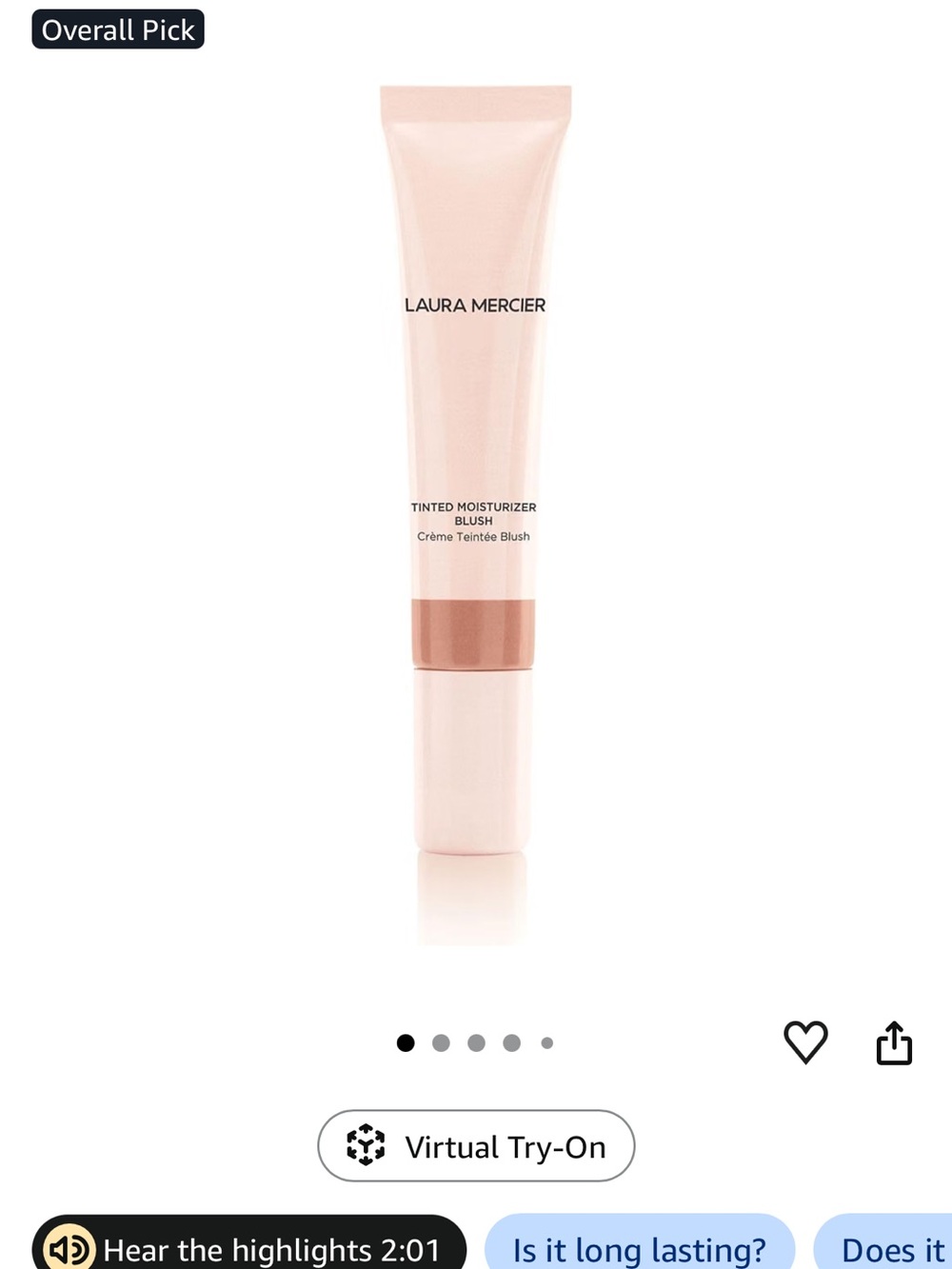 laura mercier Tinted Moisturizer Blush - Province